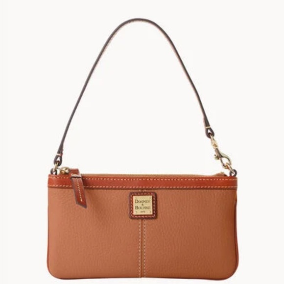 Dooney & Bourke Carmel Pebble Grain Large Slim Wristlet - Picture 3 of 11